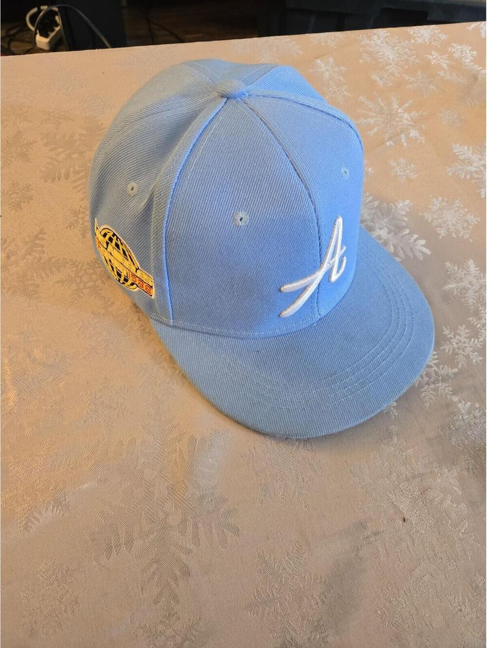 ARSport 1988 Los Angeles Custom Script Snapback Hat - Carolina Blue - Picture 1 of 5